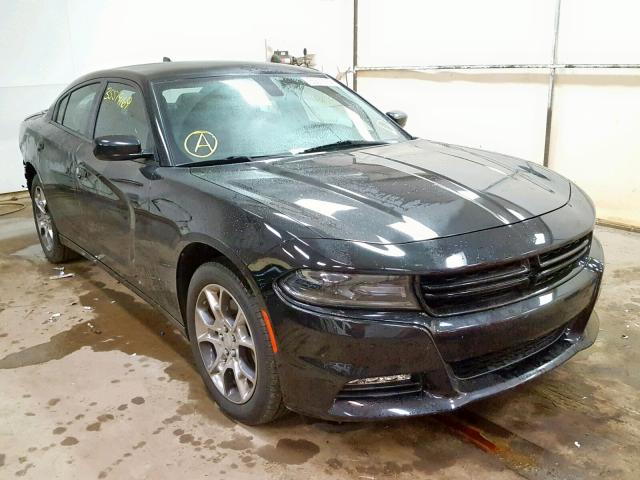 2C3CDXJG8GH140765 - 2016 DODGE CHARGER SX BLACK photo 1