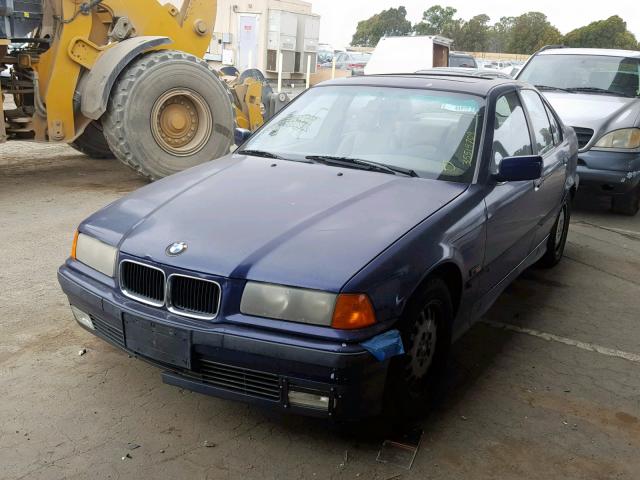 4USCD8323TLC72166 - 1996 BMW 318 I AUTO BLUE photo 2