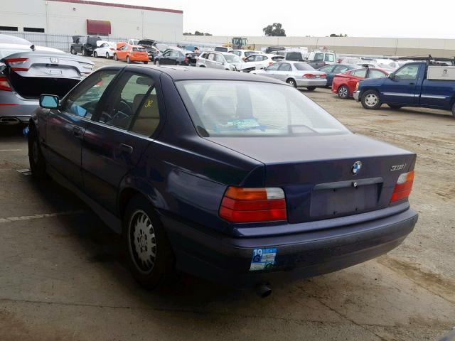4USCD8323TLC72166 - 1996 BMW 318 I AUTO BLUE photo 3