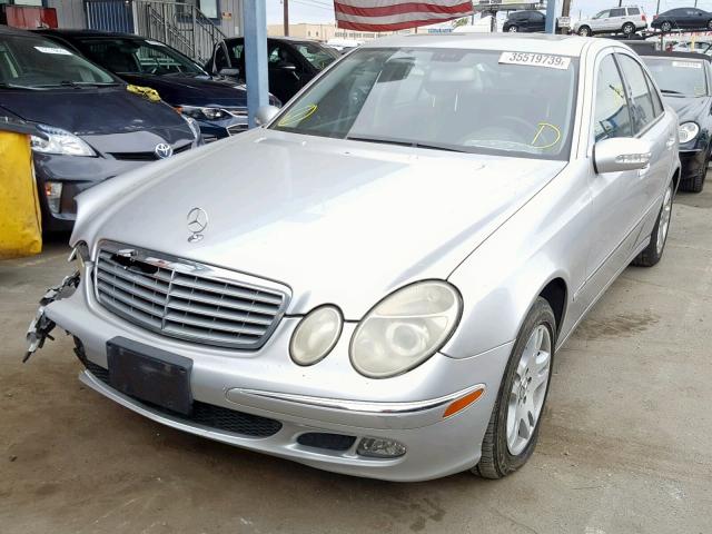 WDBUF56J36A739247 - 2006 MERCEDES-BENZ E 350 SILVER photo 2