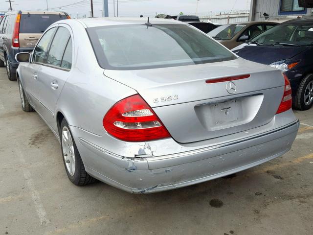 WDBUF56J36A739247 - 2006 MERCEDES-BENZ E 350 SILVER photo 3