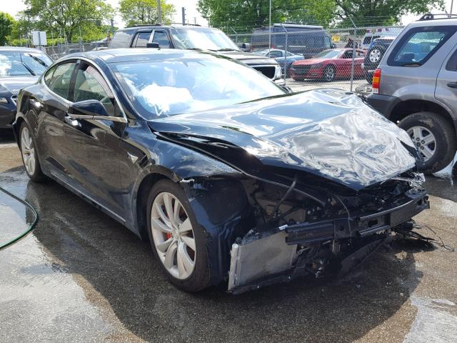 5YJSA1E40GF171723 - 2016 TESLA MODEL S შავი ფოტო 1