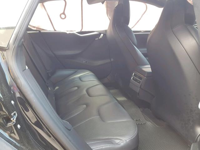 5YJSA1E40GF171723 - 2016 TESLA MODEL S შავი ფოტო 6