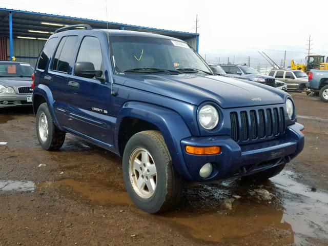 1J4GL58K62W246280 - 2002 JEEP LIBERTY LI BLUE photo 1