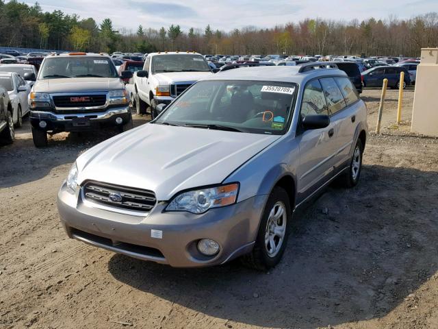 4S4BP61C877321474 - 2007 SUBARU LEGACY OUT SILVER photo 2