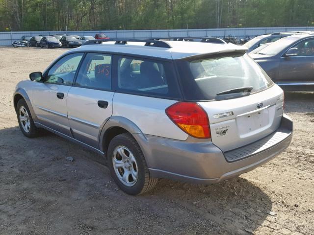 4S4BP61C877321474 - 2007 SUBARU LEGACY OUT SILVER photo 3