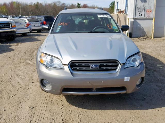 4S4BP61C877321474 - 2007 SUBARU LEGACY OUT SILVER photo 9