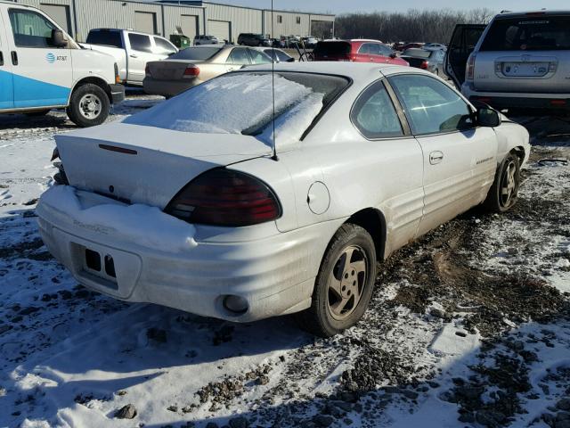 1G2NE12T8XM773231 - 1999 PONTIAC GRAND AM S WHITE photo 4