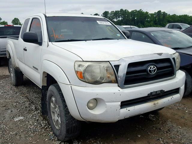 5TETU62N57Z455143 - 2007 TOYOTA TACOMA PRE WHITE photo 1