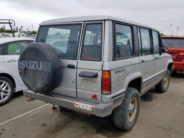 JACCH58E5K7900291 - 1989 ISUZU TROOPER II SILVER photo 4