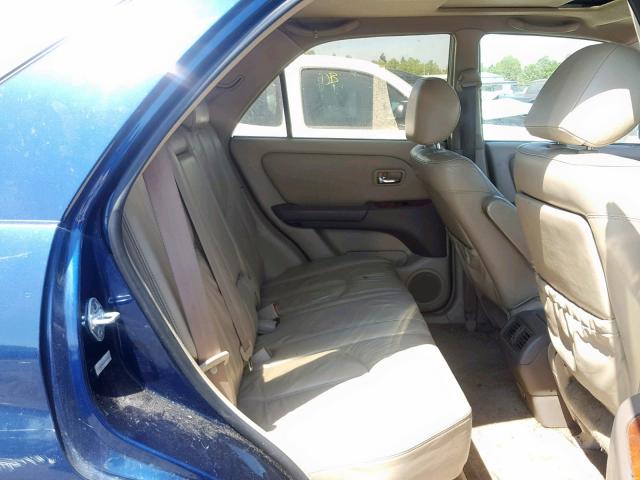 JTJGF10U410094744 - 2001 LEXUS RX 300 BLUE photo 6