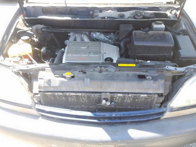 JTJGF10U410094744 - 2001 LEXUS RX 300 BLUE photo 7