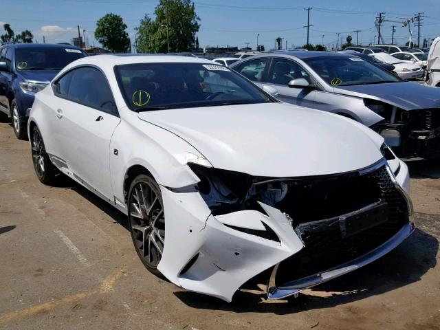 JTHHA5BC6H5005219 - 2017 LEXUS RC 200T WHITE photo 1