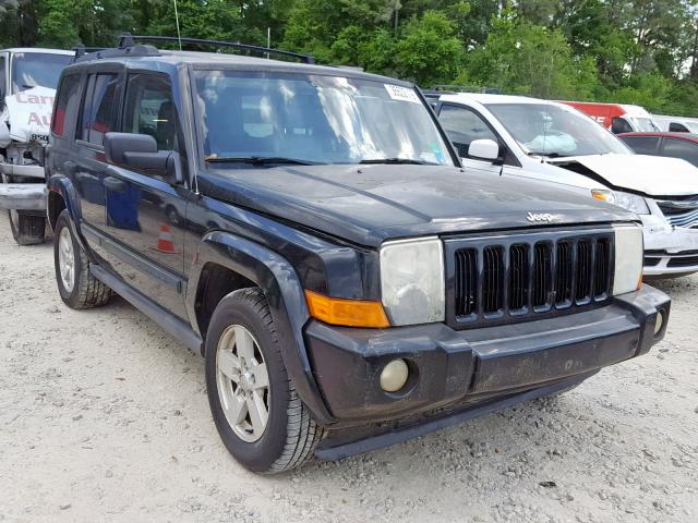 1J8HH48KX6C253884 - 2006 JEEP COMMANDER BLACK photo 1