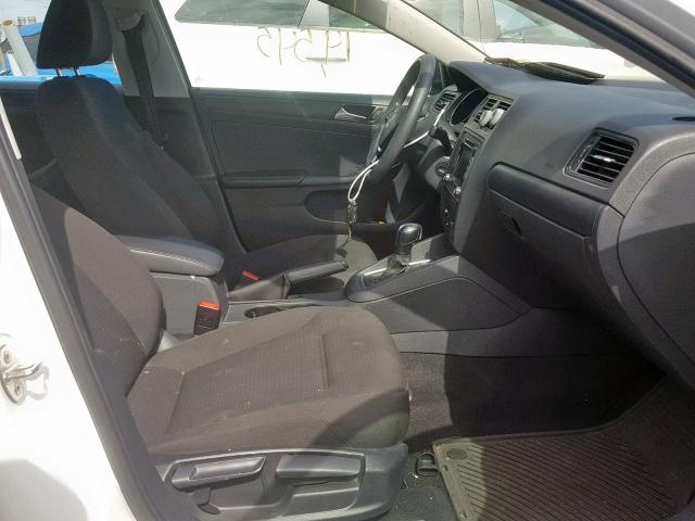 3VW2K7AJ7FM322950 - 2015 VOLKSWAGEN JETTA BASE WHITE photo 5