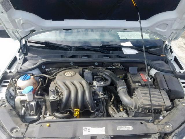 3VW2K7AJ7FM322950 - 2015 VOLKSWAGEN JETTA BASE WHITE photo 7
