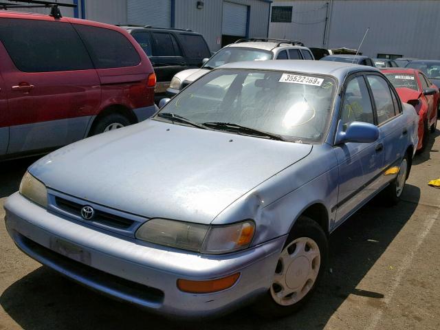 1NXBB02E6TZ369384 - 1996 TOYOTA COROLLA DX BLUE photo 2