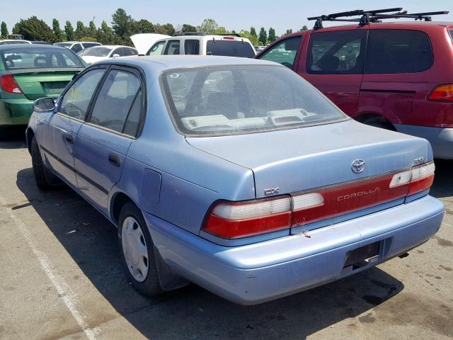 1NXBB02E6TZ369384 - 1996 TOYOTA COROLLA DX BLUE photo 3