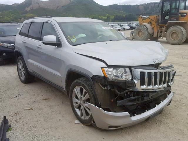 1C4RJEAT3DC589172 - 2013 JEEP GRAND CHER SILVER photo 1