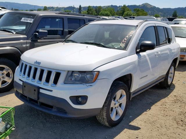 1J4NF1FB9BD252046 - 2011 JEEP COMPASS SP Ақ фото 2