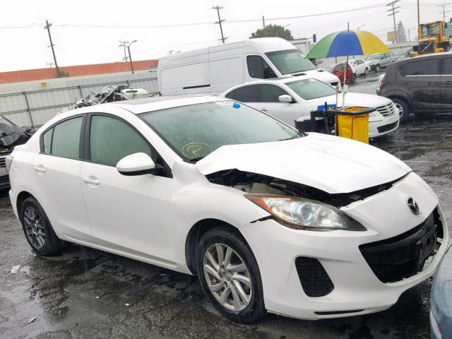 JM1BL1V88C1576518 - 2012 MAZDA 3 I WHITE photo 1