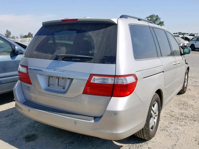 5FNRL388X6B122336 - 2006 HONDA ODYSSEY TO SILVER photo 4