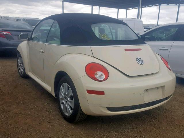 3VWPG31Y68M411957 - 2008 VOLKSWAGEN NEW BEETLE კრემისფერი ფოტო 3