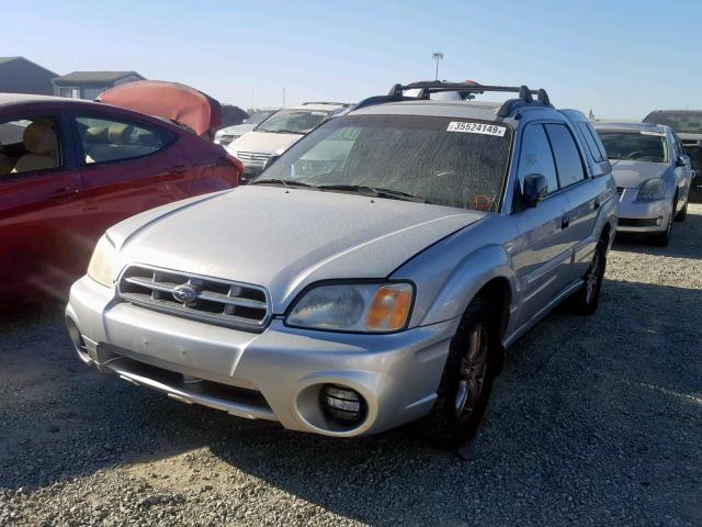 4S4BT62C847100253 - 2004 SUBARU BAJA SPORT SILVER photo 2