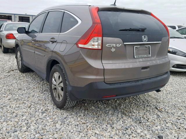 5J6RM3H78DL003600 - 2013 HONDA CR-V EXL SILVER photo 3