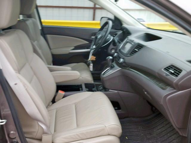 5J6RM3H78DL003600 - 2013 HONDA CR-V EXL SILVER photo 5