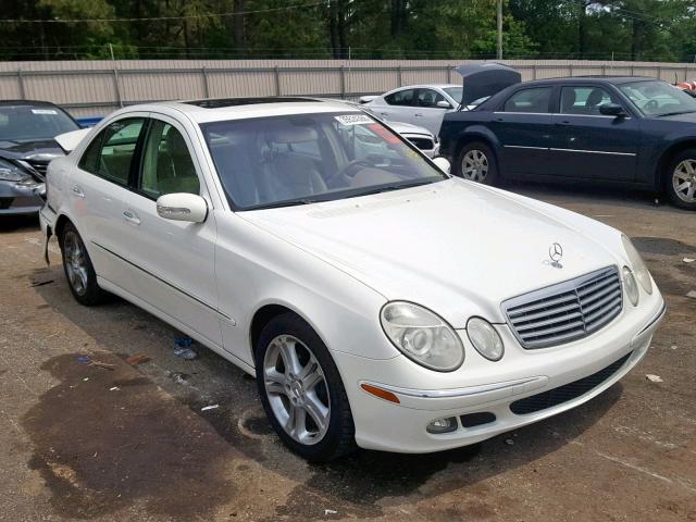 WDBUF56J76A838153 - 2006 MERCEDES-BENZ E 350 WHITE photo 1