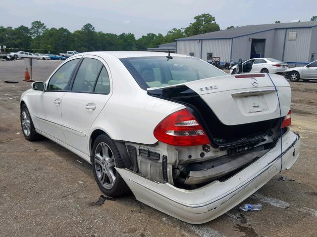 WDBUF56J76A838153 - 2006 MERCEDES-BENZ E 350 WHITE photo 3