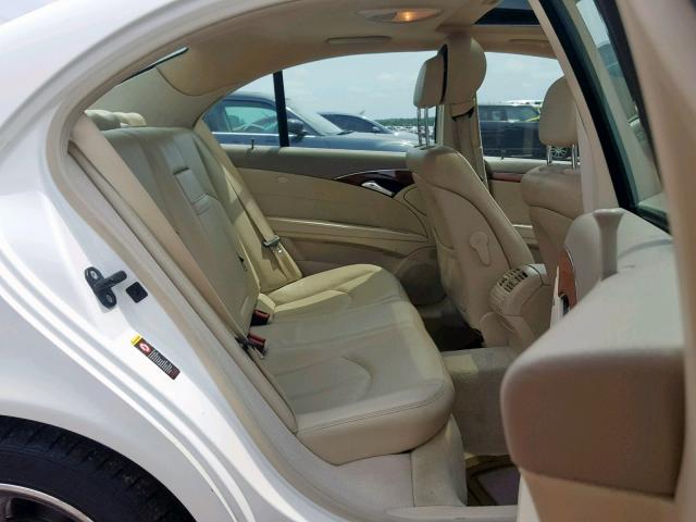 WDBUF56J76A838153 - 2006 MERCEDES-BENZ E 350 WHITE photo 6