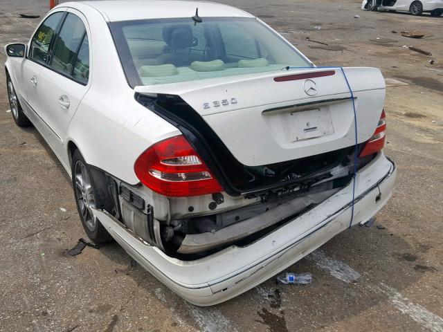 WDBUF56J76A838153 - 2006 MERCEDES-BENZ E 350 WHITE photo 9