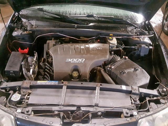 1G2HX54K424132251 - 2002 PONTIAC BONNEVILLE BLACK photo 7