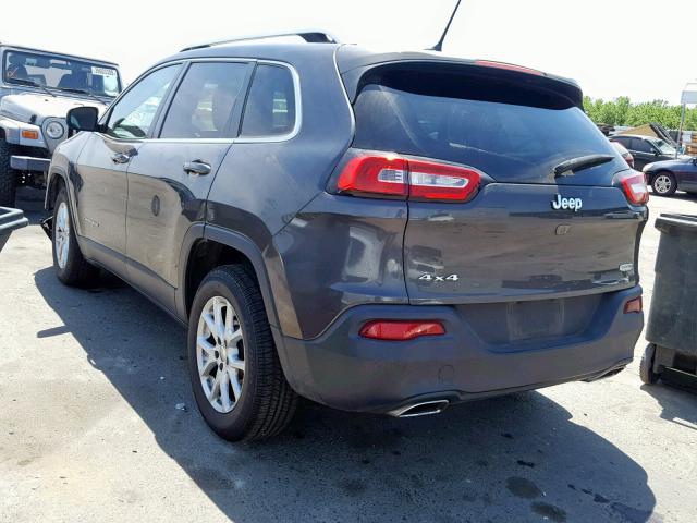 1C4PJMCS1FW524991 - 2015 JEEP CHEROKEE L CHARCOAL photo 3