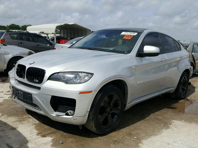 5UXFG43568L221759 - 2008 BMW X6 XDRIVE3 SILVER photo 2