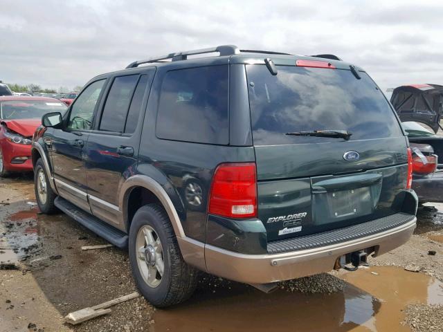 1FMZU74E62ZA30401 - 2002 FORD EXPLORER E GREEN photo 3