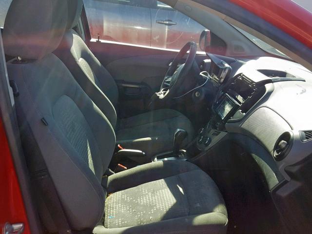 1G1JA5SH1C4171573 - 2012 CHEVROLET SONIC LS RED photo 5