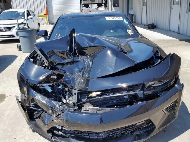 1G1FF1R78H0109342 - 2017 CHEVROLET CAMARO SS BLACK photo 7