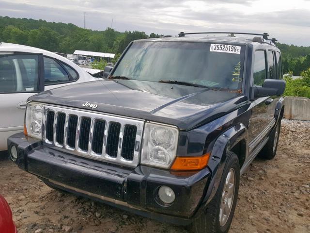1J8HH58N26C247819 - 2006 JEEP COMMANDER BLACK photo 2