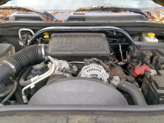 1J8HH58N26C247819 - 2006 JEEP COMMANDER BLACK photo 7