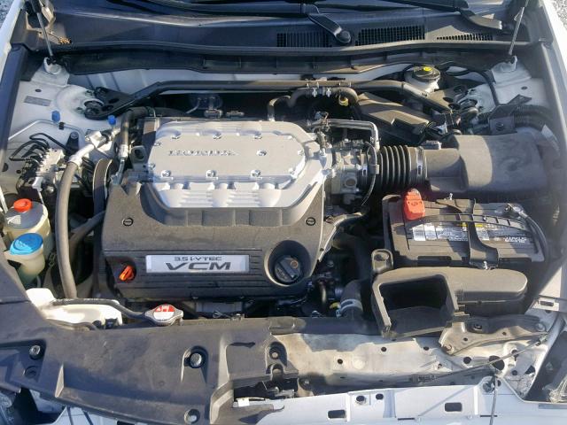 1HGCP3F81BA031201 - 2011 HONDA ACCORD EXL WHITE photo 7