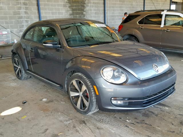 3VW4A7AT0CM636822 - 2012 VOLKSWAGEN BEETLE TUR GRAY photo 1