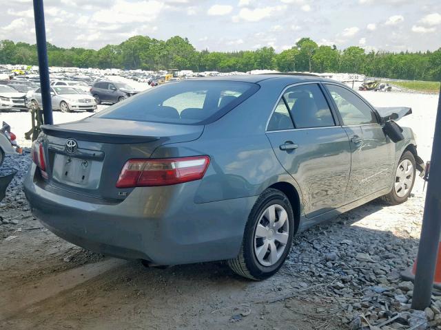 4T1BE46K07U527822 - 2007 TOYOTA CAMRY NEW TEAL photo 4
