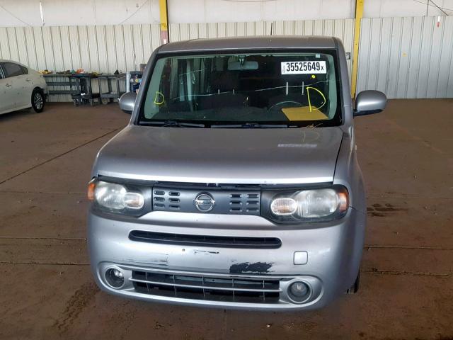 JN8AZ2KR6BT200954 - 2011 NISSAN CUBE BASE GRAY photo 9