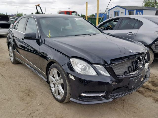 WDDHF5KB2DA731290 - 2013 MERCEDES-BENZ E 350 BLACK photo 1