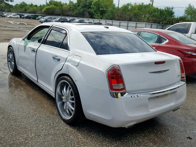 2C3CCACG1CH254064 - 2012 CHRYSLER 300 LIMITE WHITE photo 3