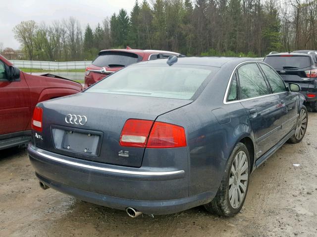 WAUML44E64N008194 - 2004 AUDI A8 L QUATT BLUE photo 4