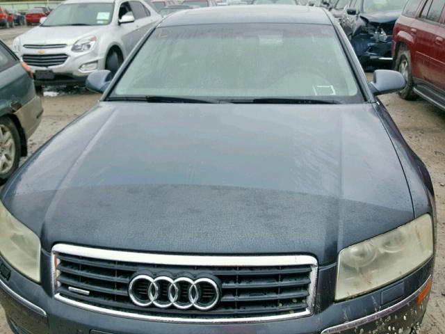 WAUML44E64N008194 - 2004 AUDI A8 L QUATT BLUE photo 7